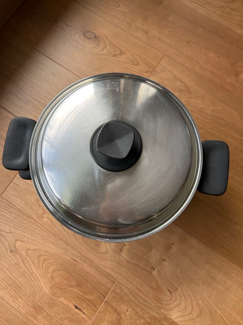 VitaCraft ステンレス両手鍋　蒸し器付 2段