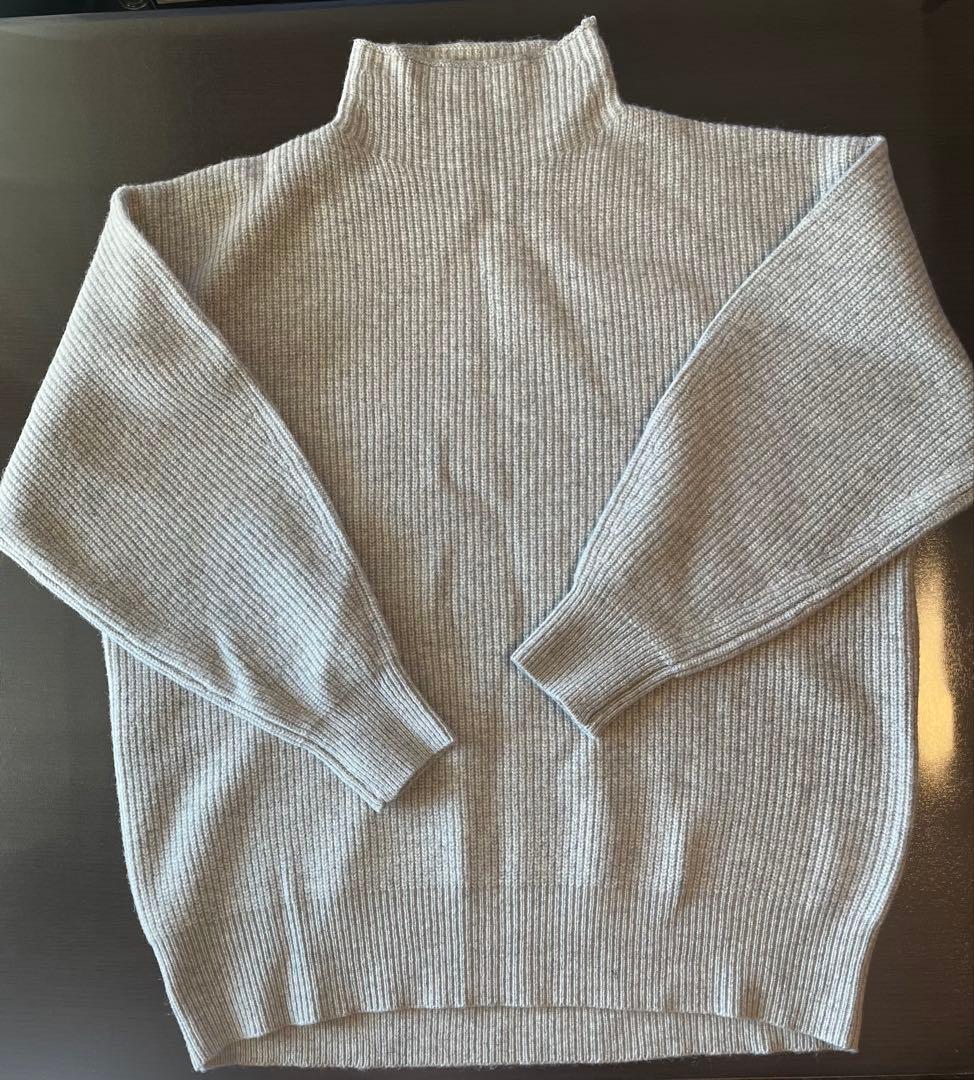 【新品】北欧暮らしの道具店「冬コーデに迷わない」あったかウールのミドル丈ニット