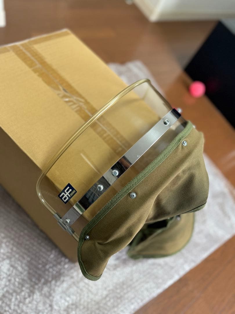 旭風防　ゼットファーザー　短風防　旧車　カーキ　緑