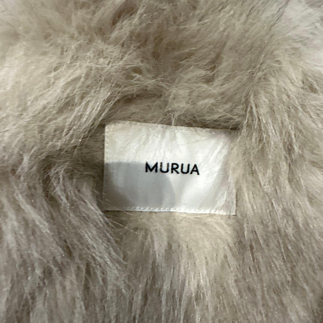 2025年 冬 MURUA アンイーブンショートフェイクムートンジャケット