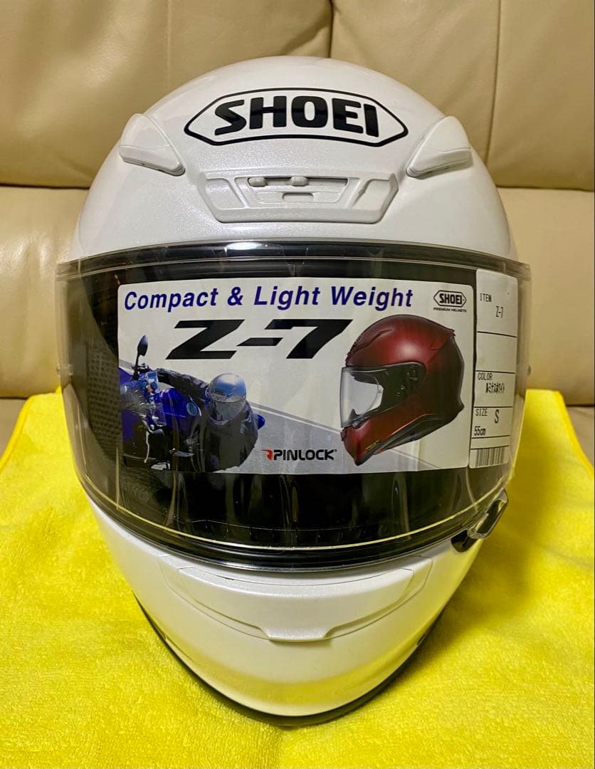 SHOEIZ-7 フルフェイス ヘルメット【美品】ホワイト Sサイズ 55cm