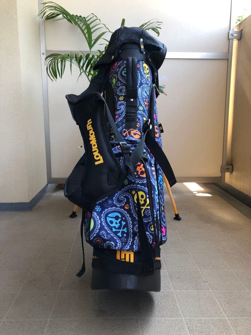 LOUDMOUTH カラフルスカルキャディバッグ
