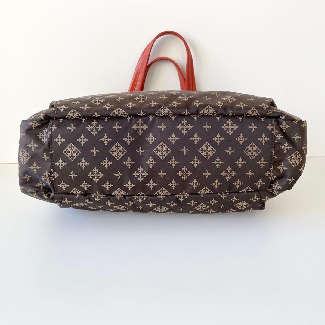 【極美品】russet トートバッグ ナイロン チャーム付き ラシット 軽量