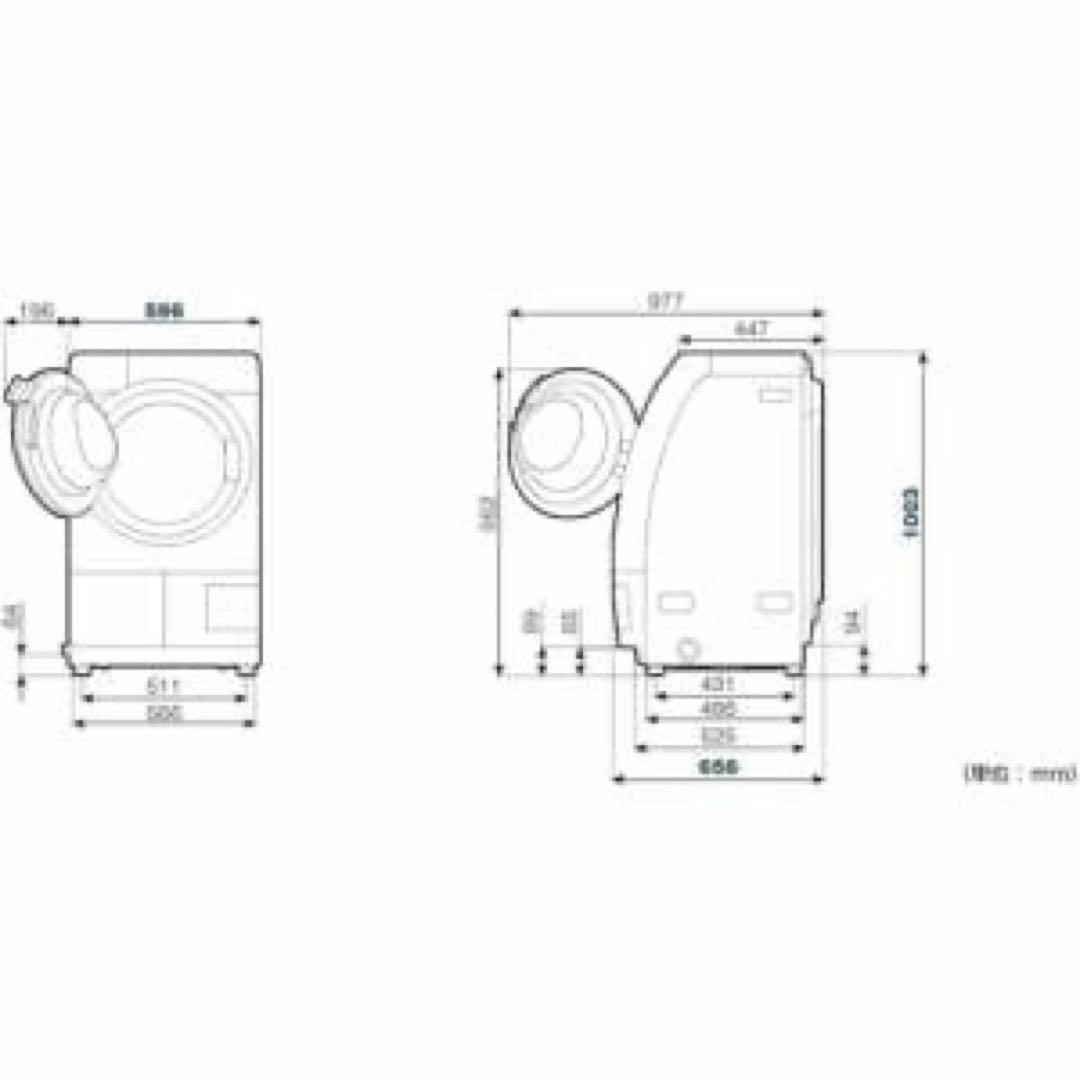 2025年式/未使用/ドラム式洗濯乾燥機/YMW-YV90M