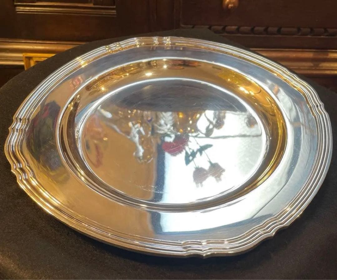 クリストフルChristful シルバープレート 大皿 29cm ディナー