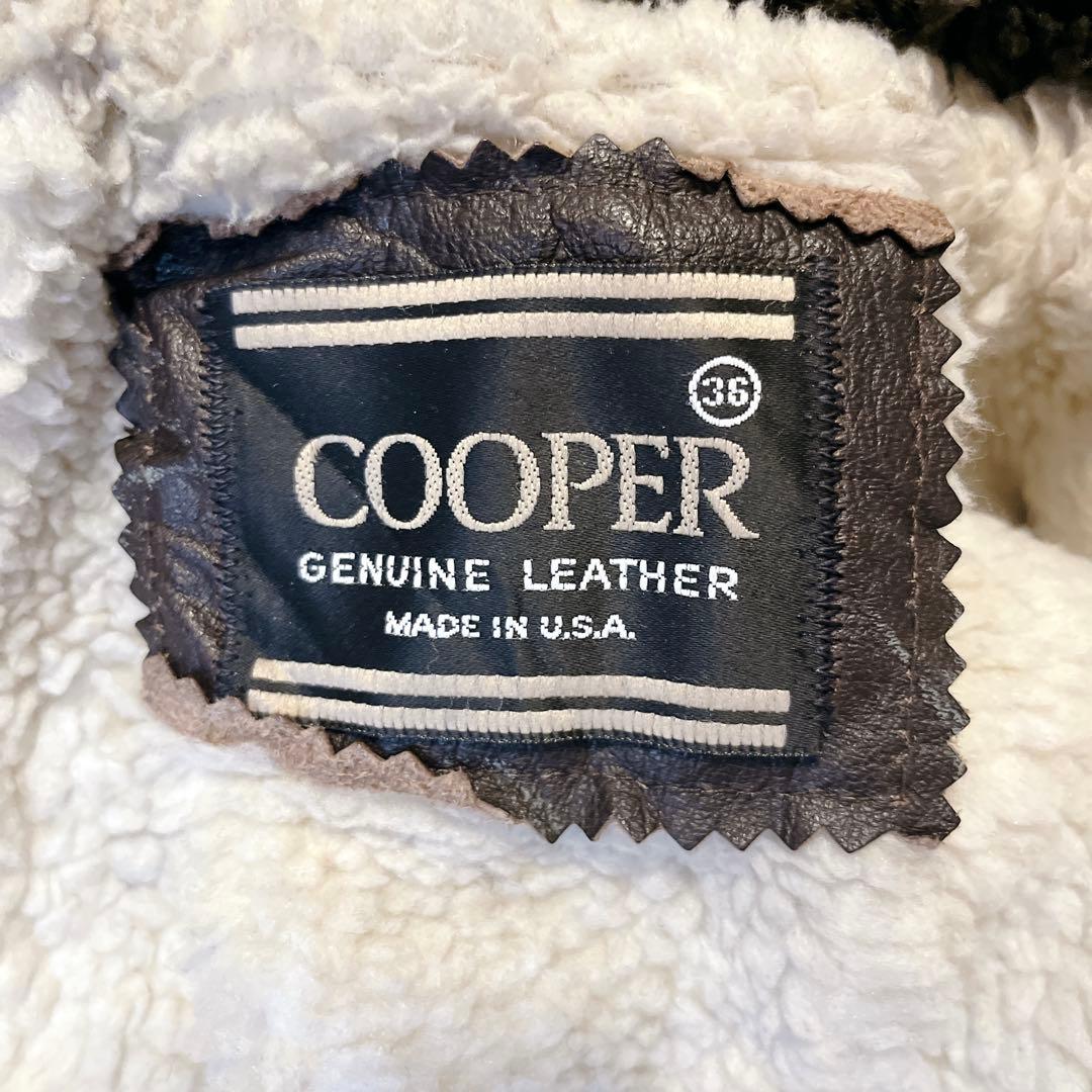 人気 Cooper 本革 G-1 フライトジャケット Made in USA