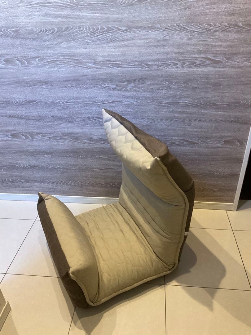 脚首　リクライニング　ポケットコイル　座椅子　BE BR 東京都内のみ！