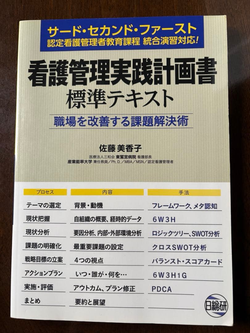 看護管理学習テキスト第3版 6冊、看護管理実践計画書標準テキスト