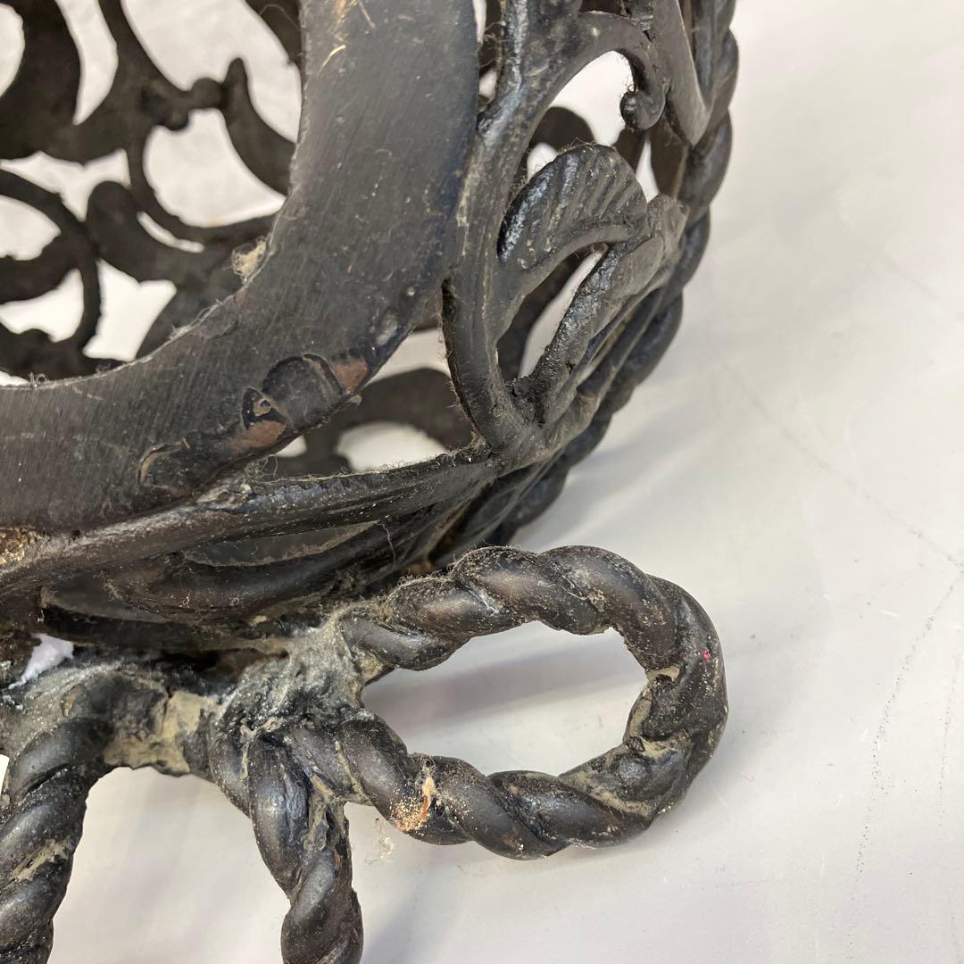 昭和レトロ 金属製 玉乗り獅子 シーサー 縁起物 置物 オブジェ 金属工芸