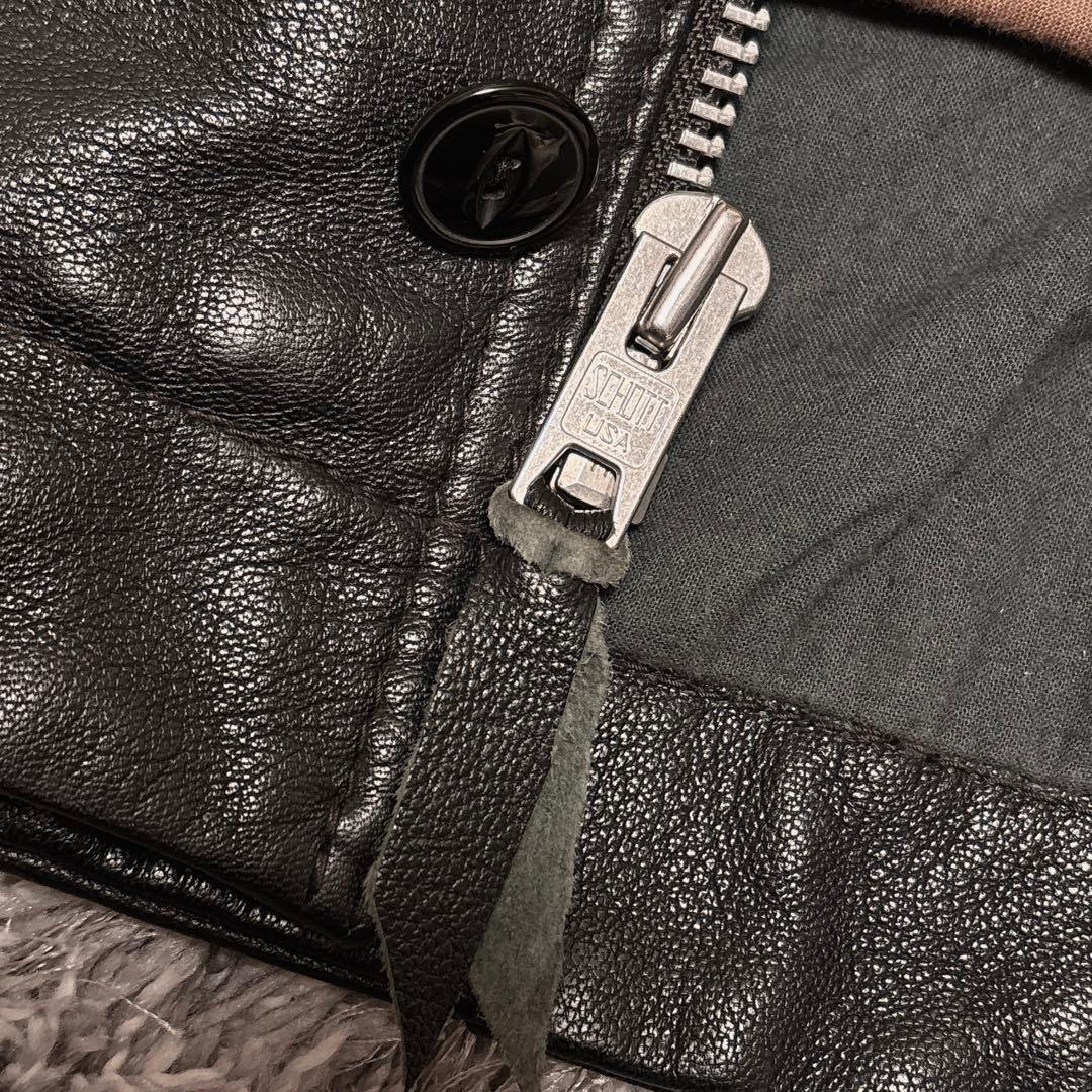 Schott(N-1ゴートレザーデッキジャケット L)