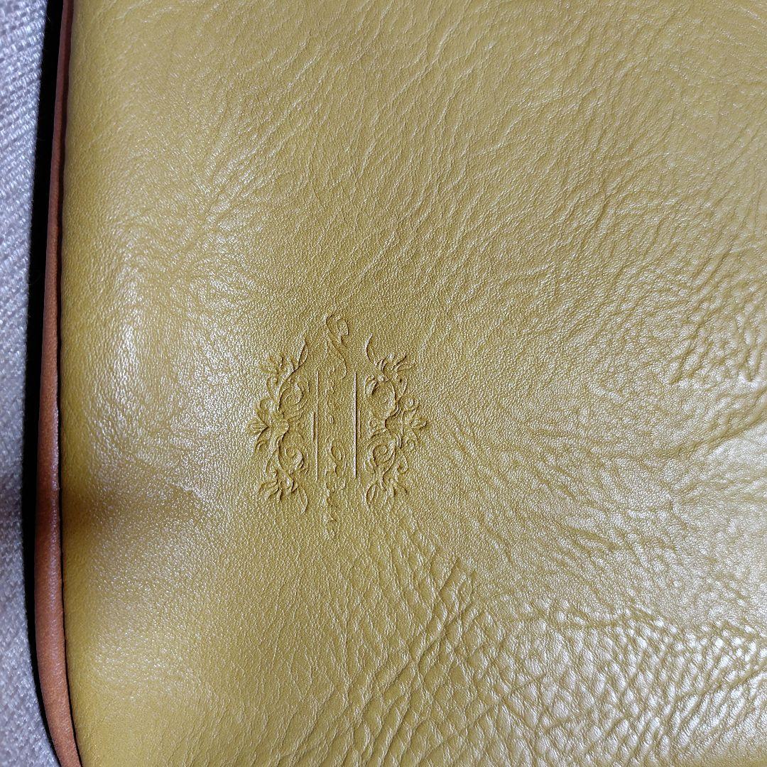 レザー イエローバックパック