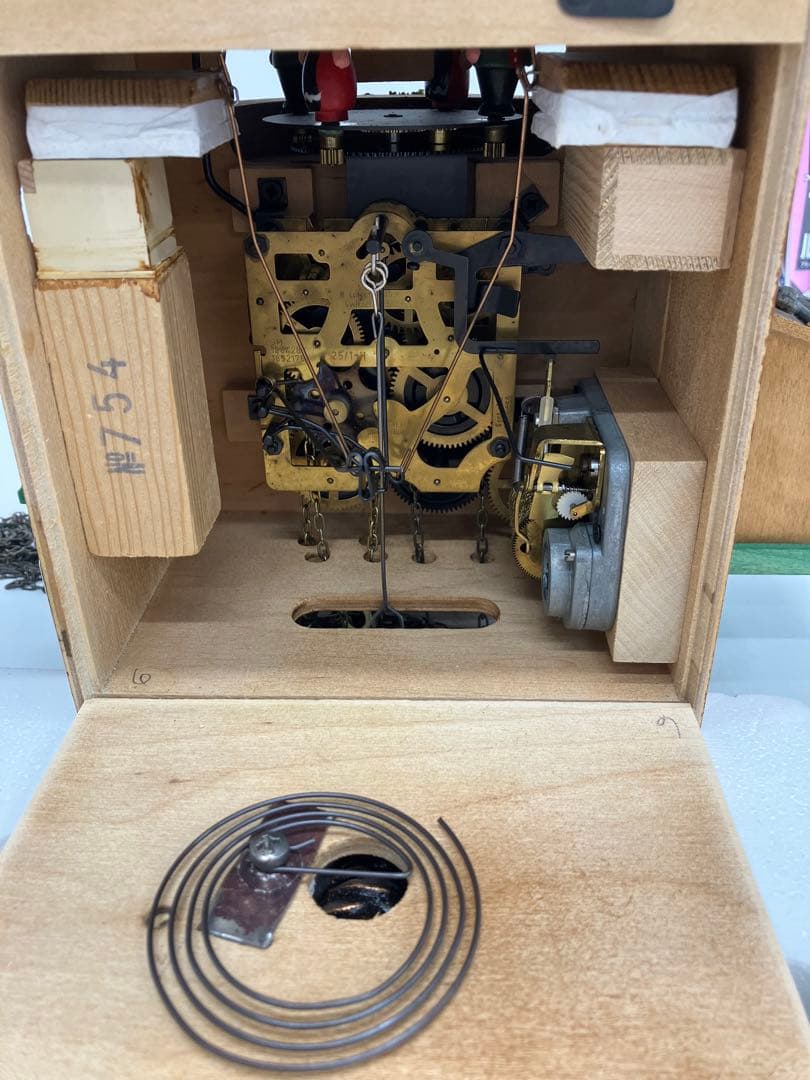 レッチャー からくり時計 カッコー時計