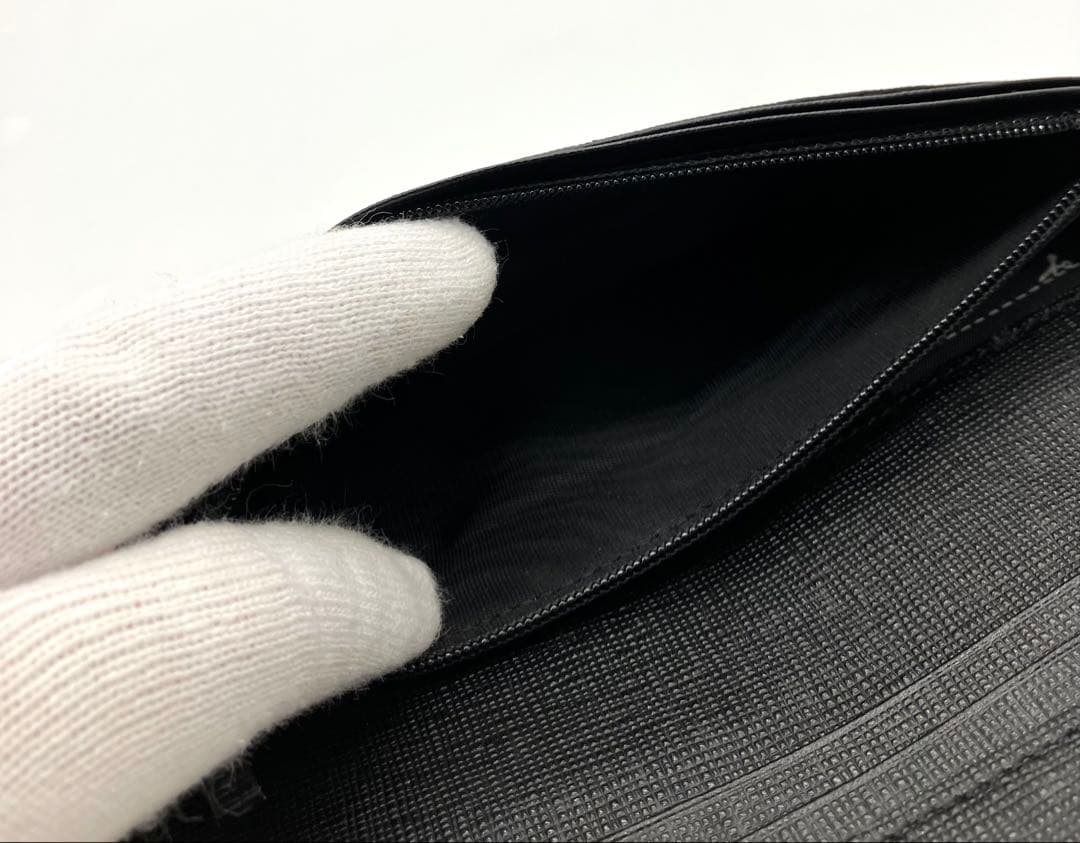 ⭐️ 極美品 フェンディ ズッカ FF 二つ折り 長財布 ブラック PVC 鑑定済