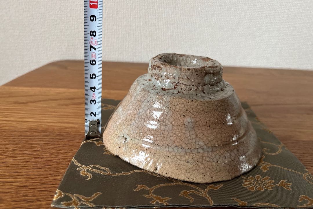 崎陽高麗 小井戸茶碗 （川瀬 隆一郎作）共箱 【茶道用抹茶碗】