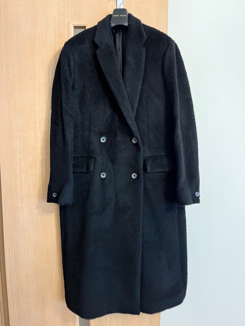 【即完】佐藤健　abyts SHAGGY DOUBLE COAT　サイズ2 黒
