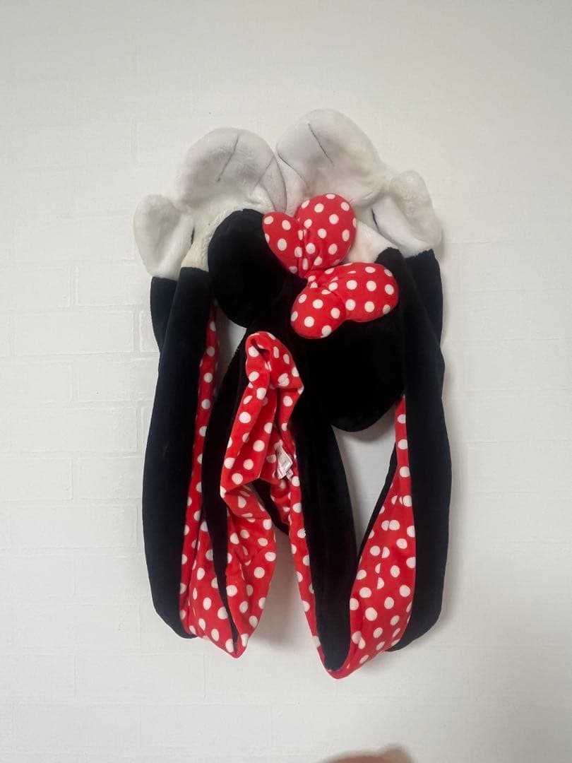 ミニーマウス マフラーキャップ ファンキャップ