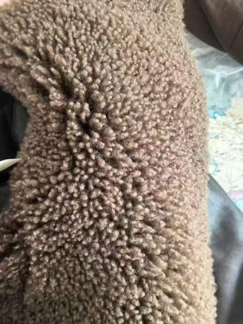 ジャケット・アウター Lemaire LEATHER BLOUSON WITH SHEARLING