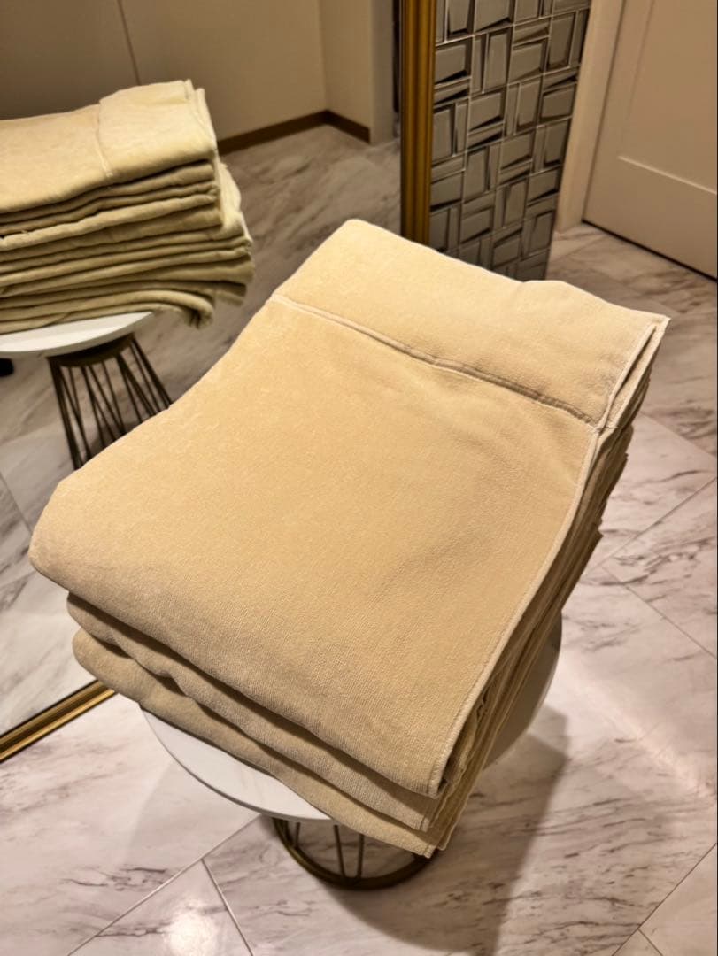 【新品未使用】業務用 エステサロン タオルケット 大判 ホワイト10枚セット