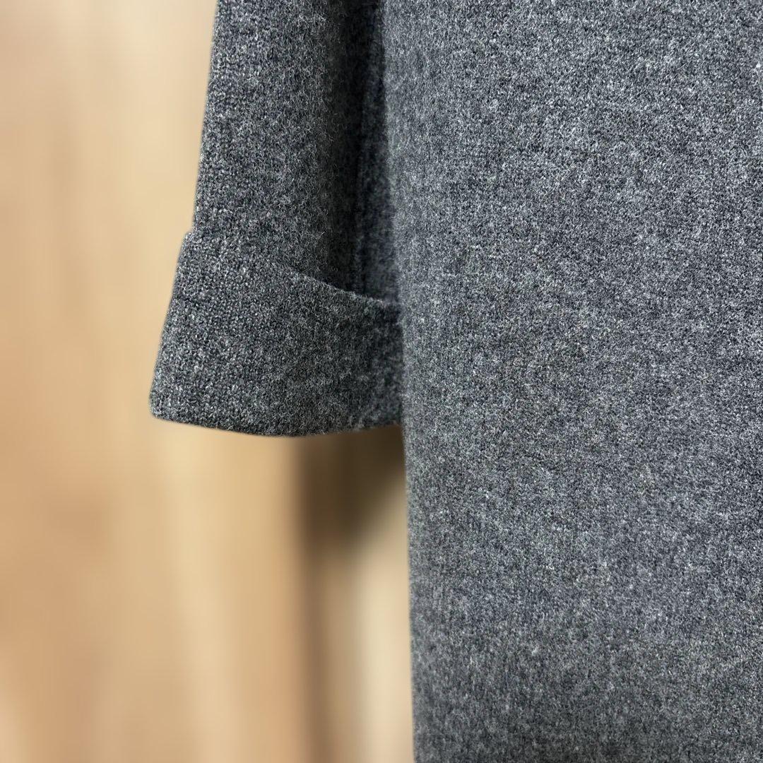 CASA FLINE メリノウールドレープコート