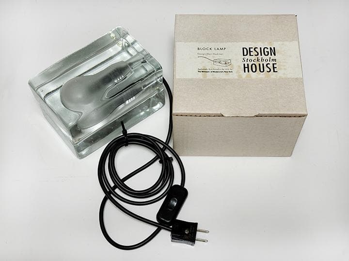 【レア：ポルトガル製初期モデル】BLOCK LAMPデザインハウスストックホルム