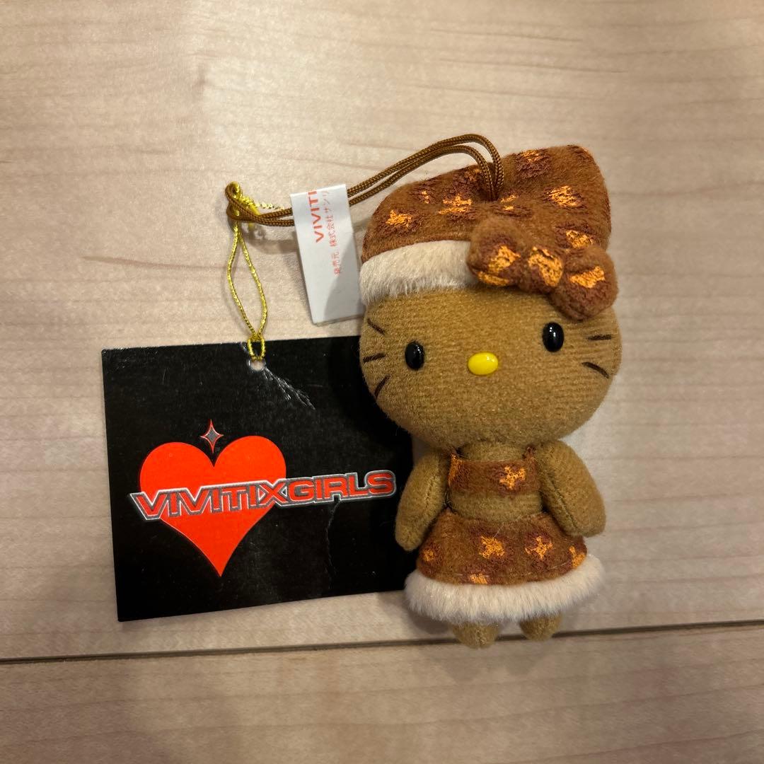 vivitix ハローキティ ぬいぐるみマスコット　ガングロキティ　2001年