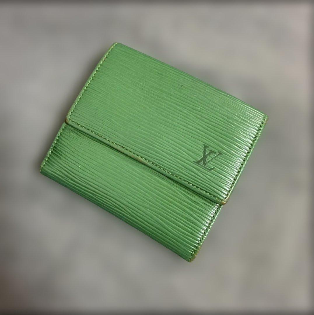 ☆*☆様 ルイヴィトン エピ ポルトモネビエカルトクレディ Wホック財布 グリー
