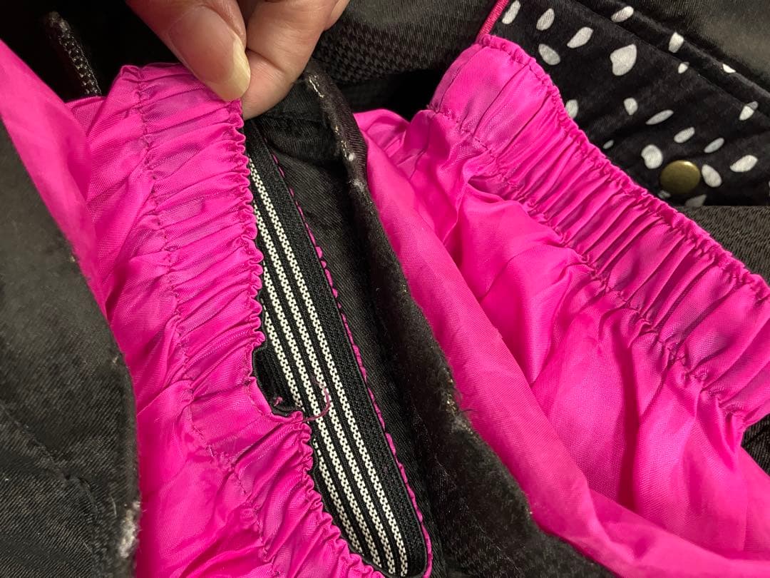 Woods 子ども用スキーウェア 黒/ピンク170cm