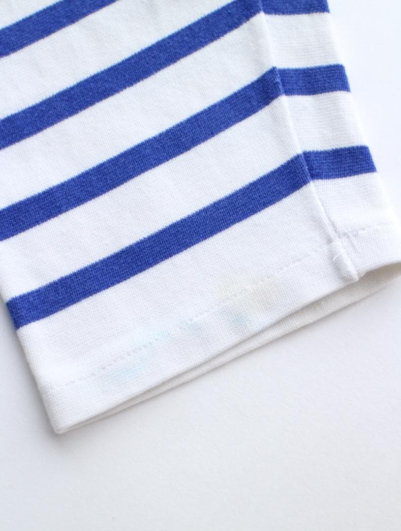 90s　フランス海軍　ボーダーバスクシャツ ナヴァル　NAVAL【GG0042