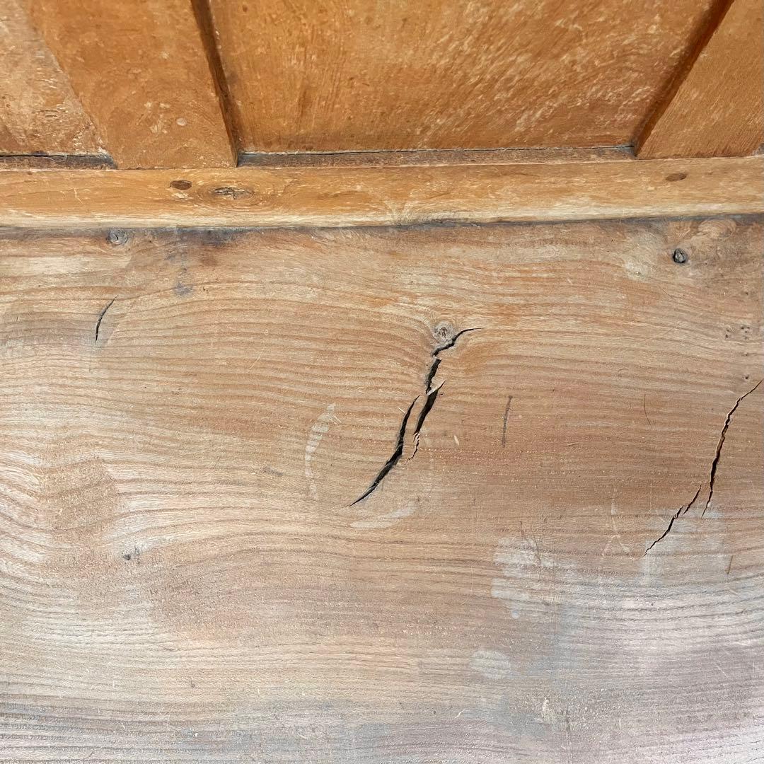 19世紀 イギリスアンティーク オールドパイン チャーチベンチ