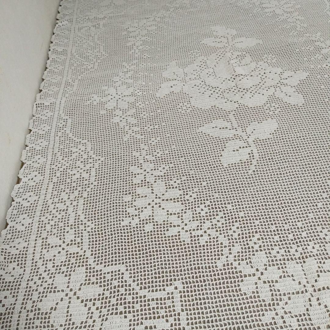 レース編みテーブルクロス ニャンコ