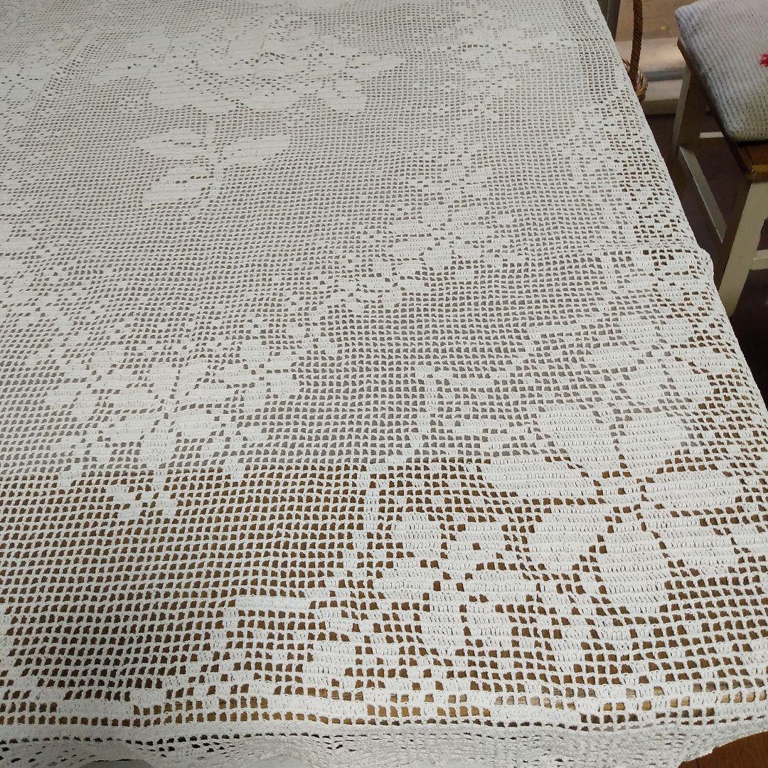 レース編みテーブルクロス ニャンコ