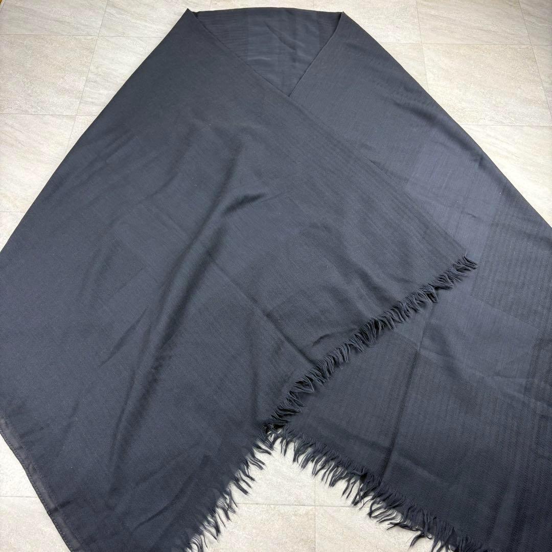 極美品☆ HERMES ブランケット カレジュアン カシミヤ　Hロゴ エルメス