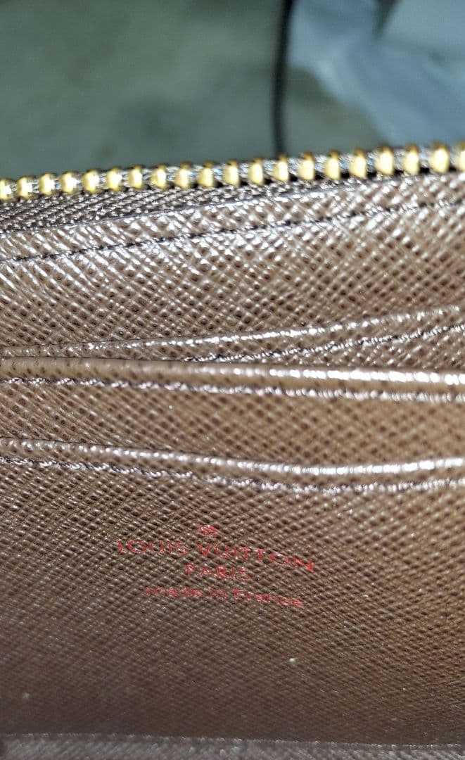 ルイヴィトン　ダミエ　二つ折り財布　パース