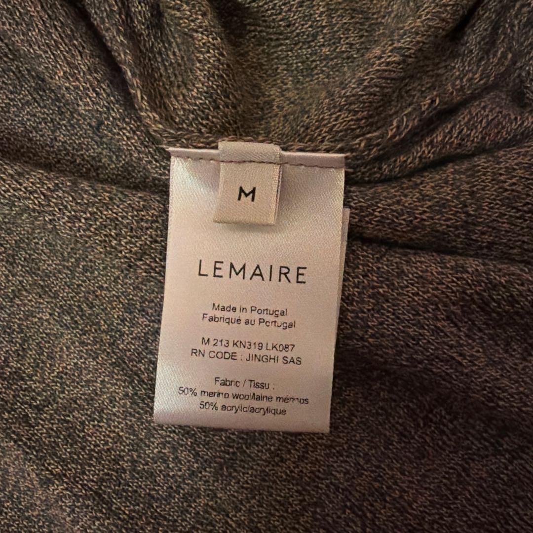 LEMAIRE Mサイズ グレー系カーディガン