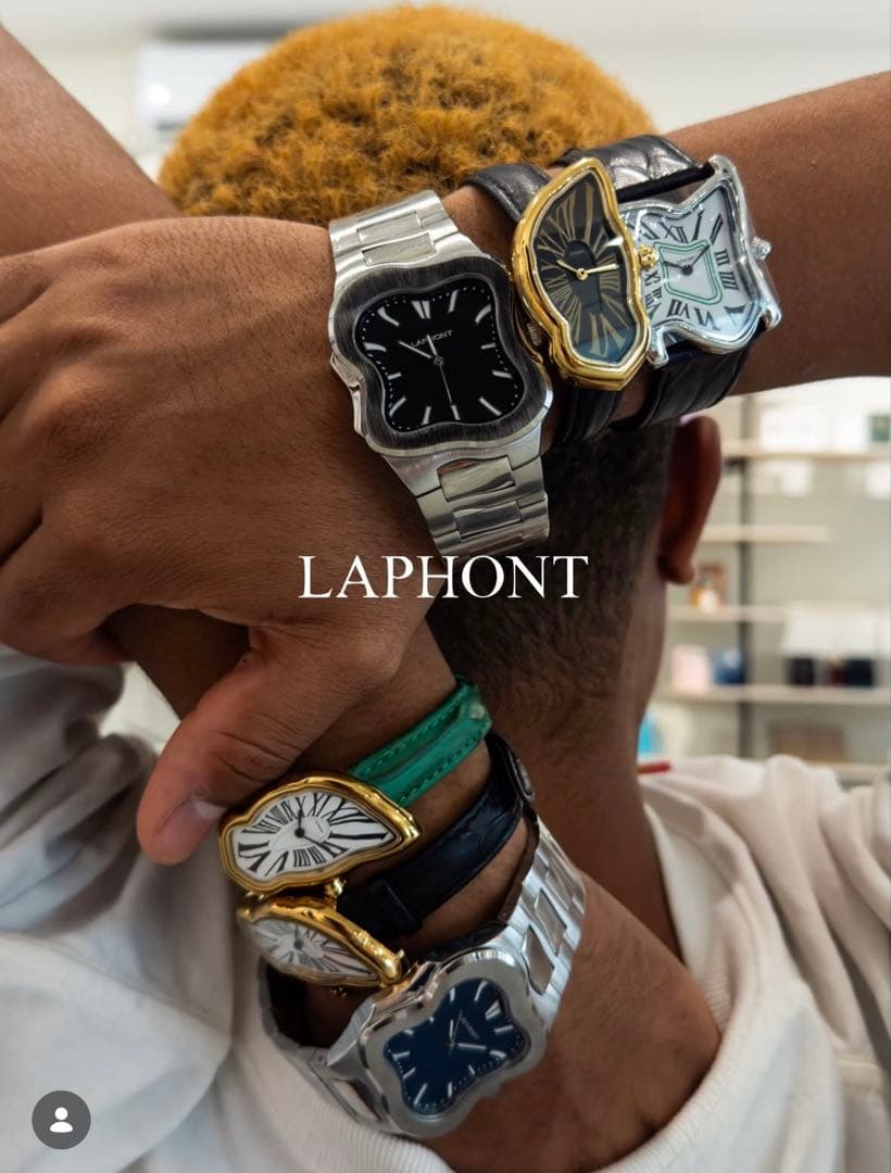 【LAST 1台‼️】LAPHONT Square melting watch