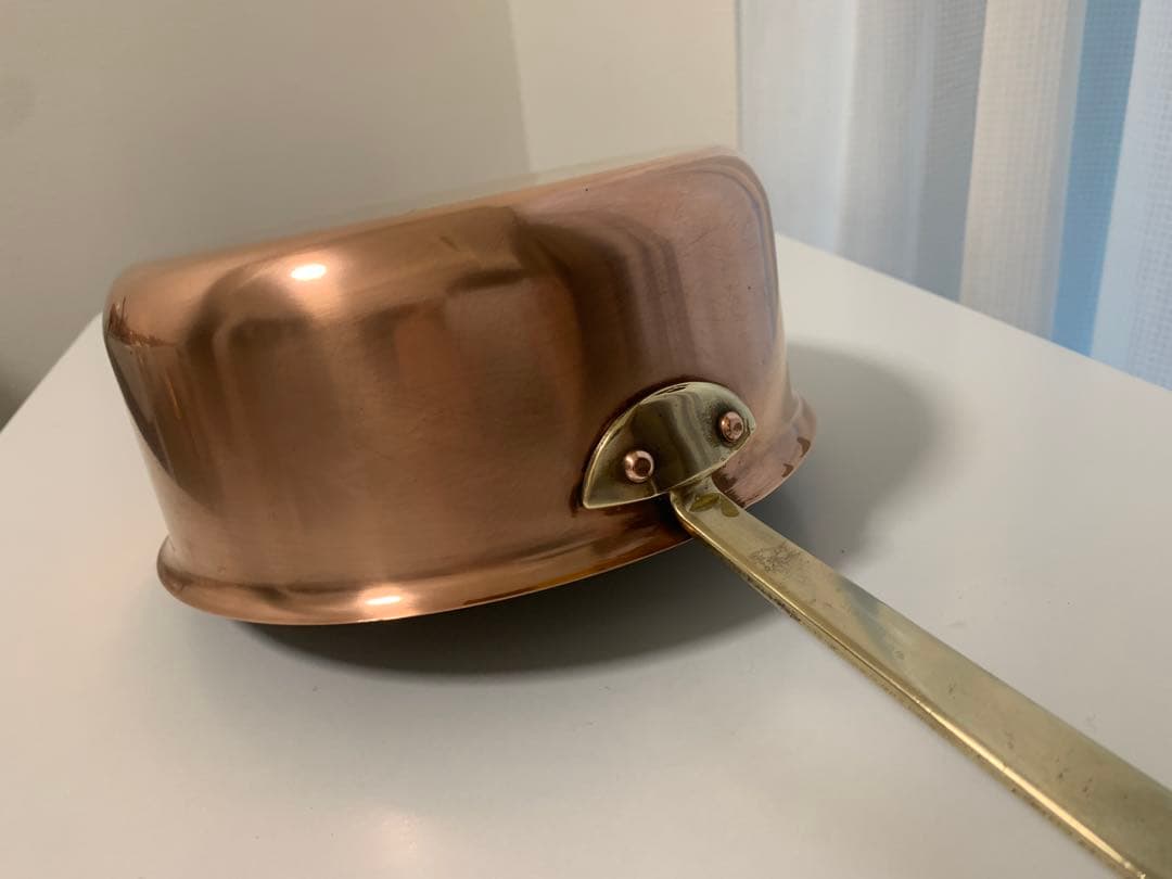 銅製片手鍋 内径19cm イギリス製　アンティーク