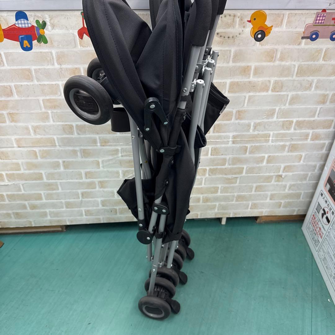 Coolkids クールキッズ　二人ベビーカー　バギー　コンパクト　ブラック