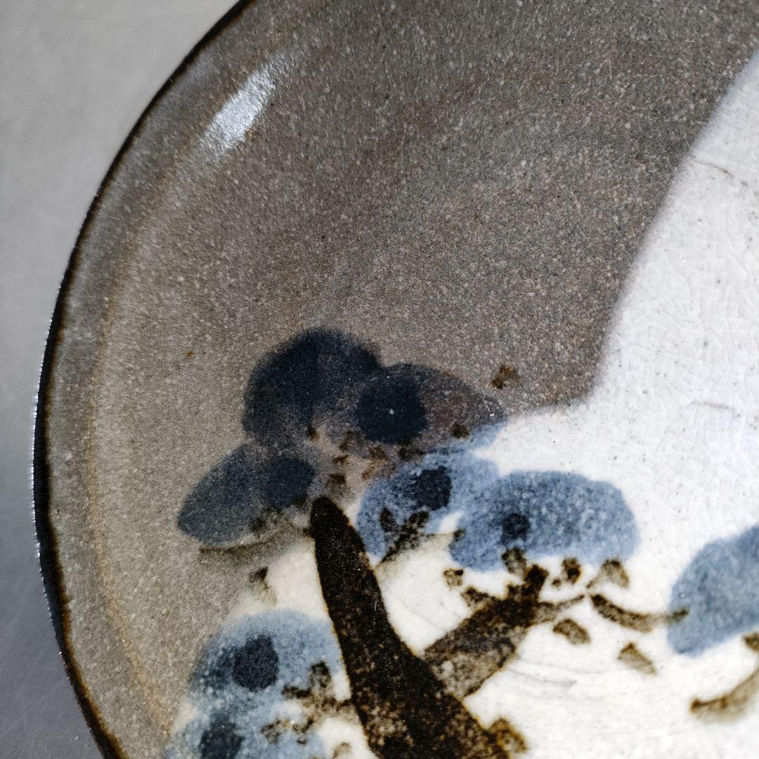 A1276-8/京焼・清水焼/清水六兵衛/相生皿6客/共箱/向付/飾皿/懐石道具