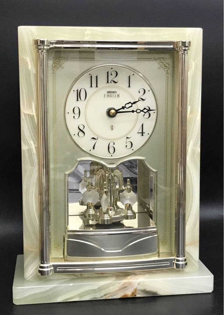 ✨【美品】セイコーエンブレム 置き時計 HW443M