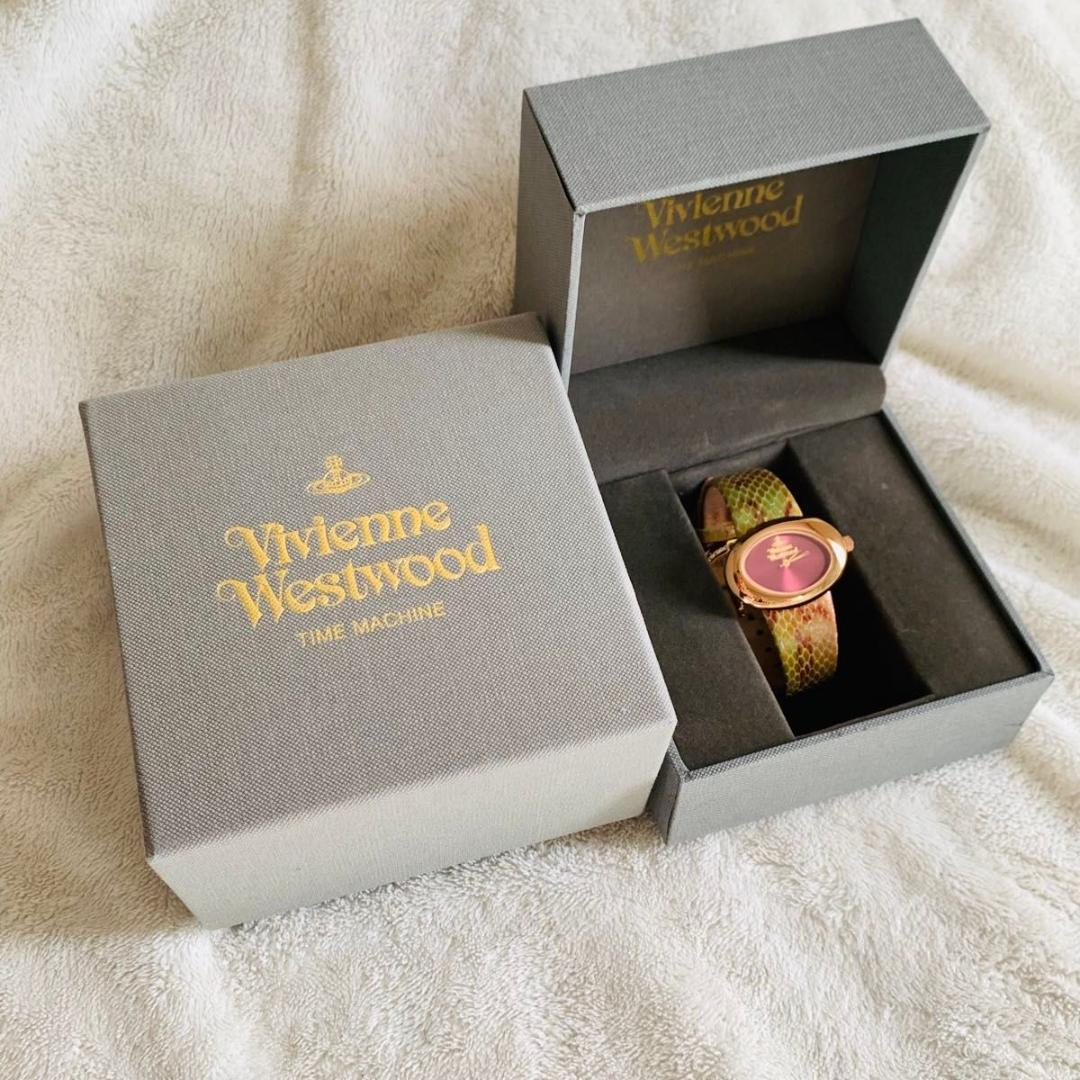 稼働品 ヴィヴィアンウエストウッド 腕時計 オーバル スネーク VV014