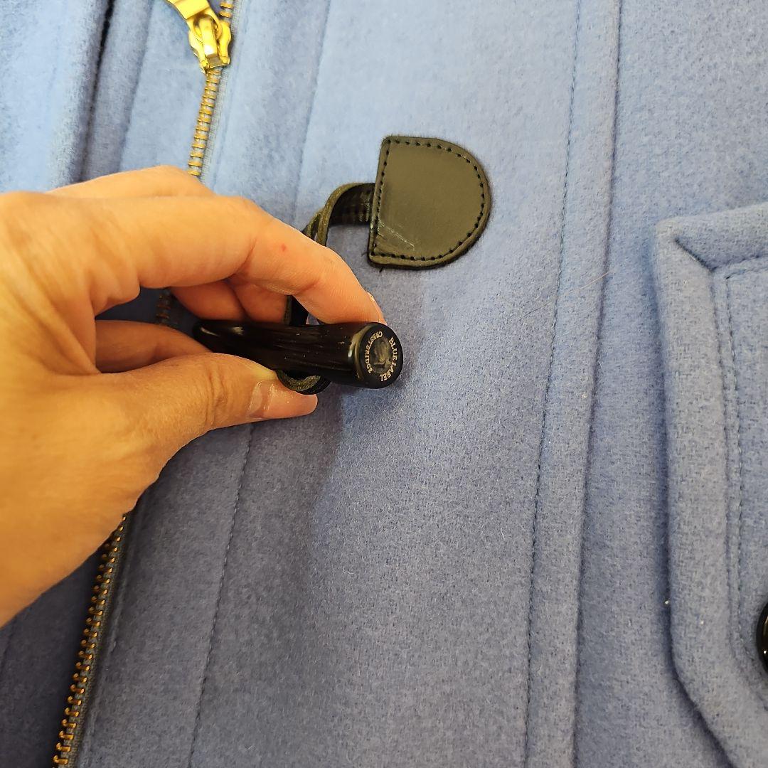 極美品　ブルーレーベルクレストブリッジ　ブルー　ダッフル38