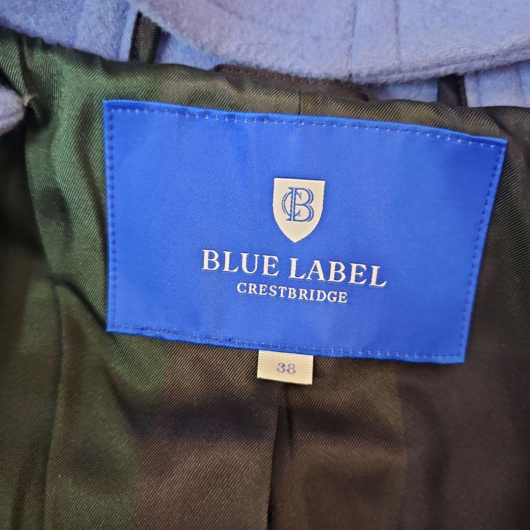 極美品　ブルーレーベルクレストブリッジ　ブルー　ダッフル38