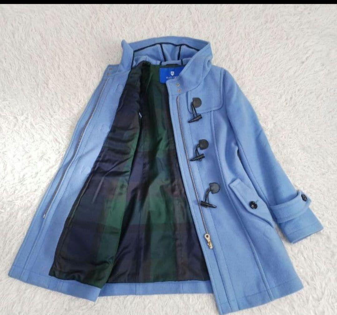 極美品　ブルーレーベルクレストブリッジ　ブルー　ダッフル38