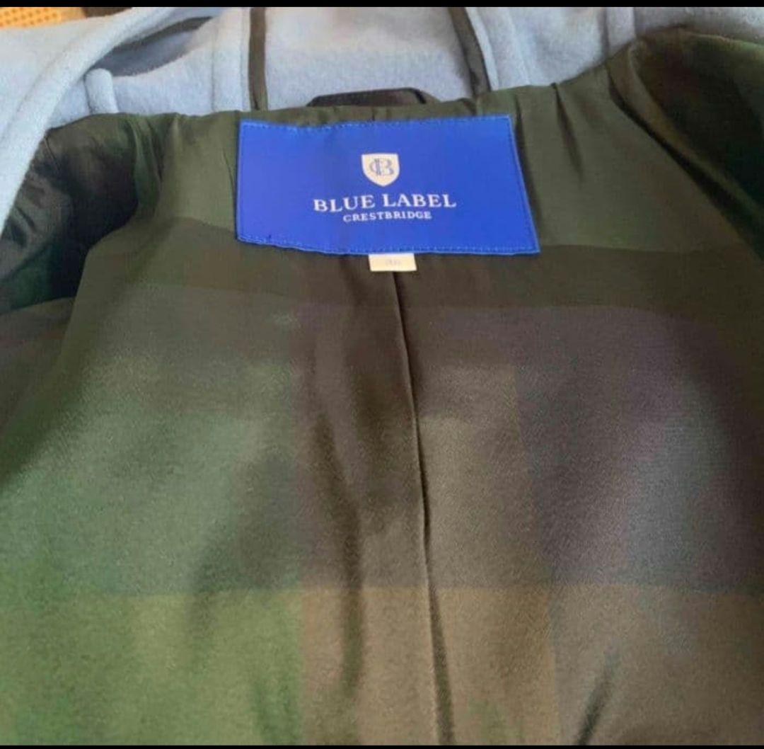 極美品　ブルーレーベルクレストブリッジ　ブルー　ダッフル38