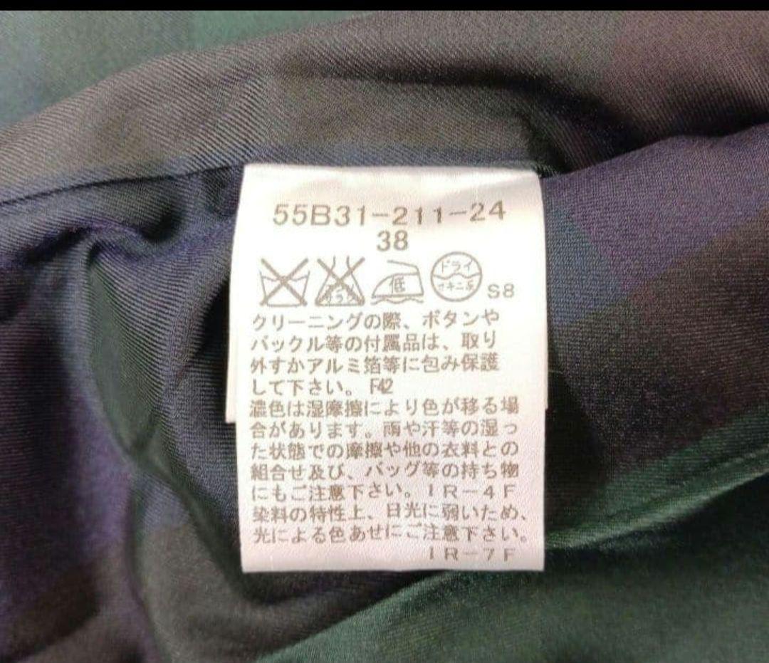 極美品　ブルーレーベルクレストブリッジ　ブルー　ダッフル38