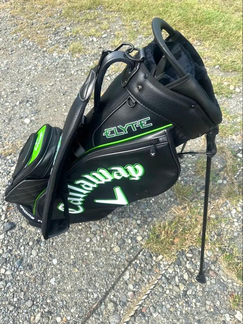 【極美品】Callaway Elyte スタンドバッグ ブラック/グリーン