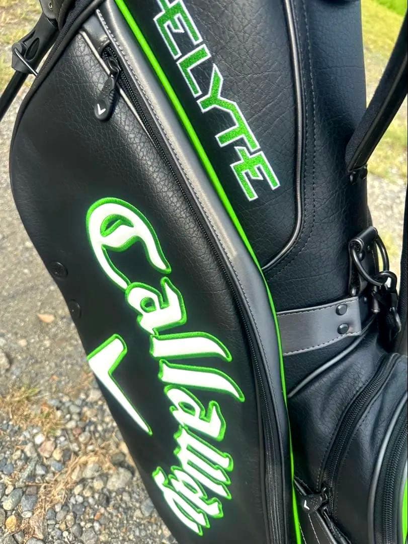 【極美品】Callaway Elyte スタンドバッグ ブラック/グリーン
