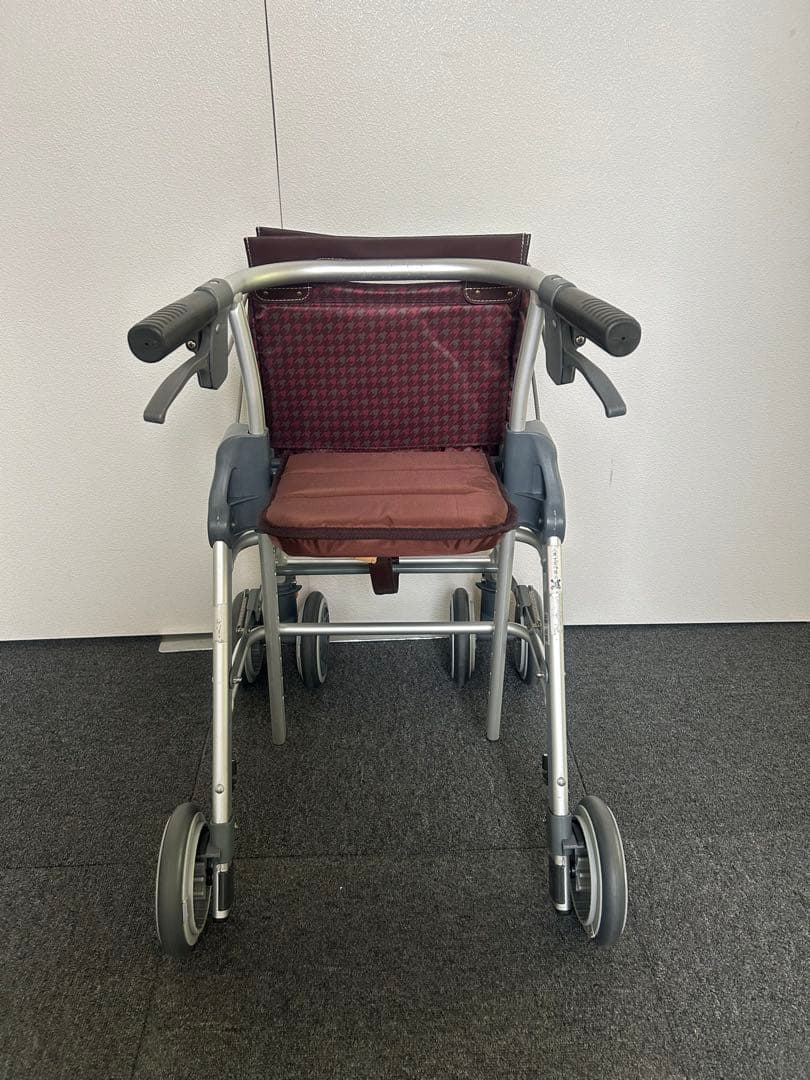 歩行車テイコブリトルスリムWAW04介護用品押して高さ調整可シルバーカー