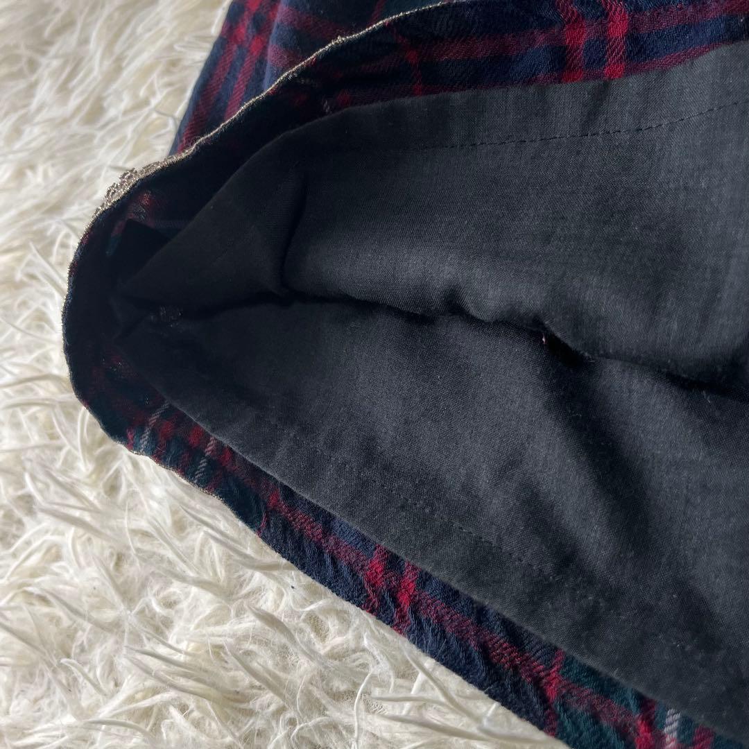 Jane Marple ジェーンマープル　チェック柄 半袖ワンピース