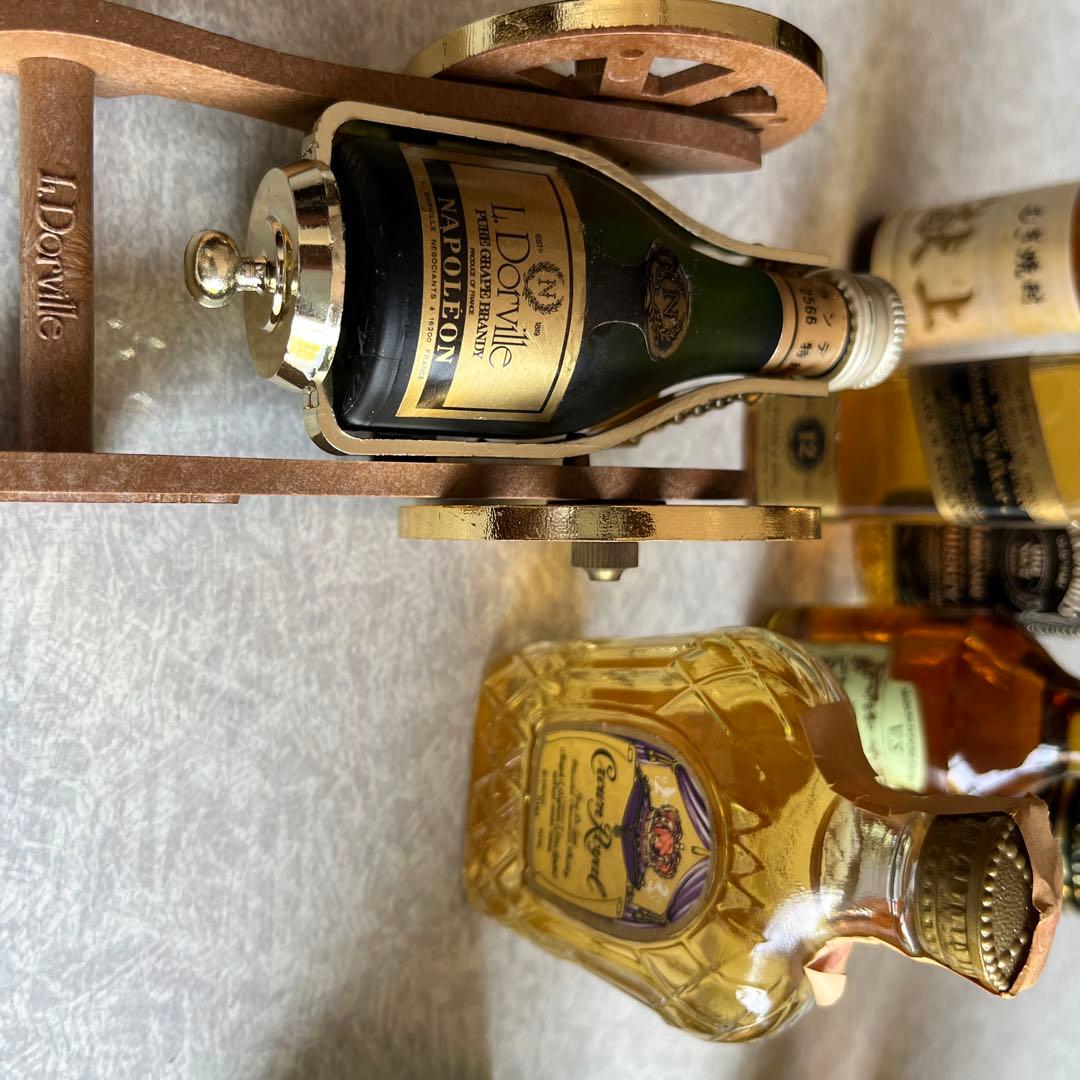 ウイスキーブランデーバーボン古酒ミニボトル　まとめ売り